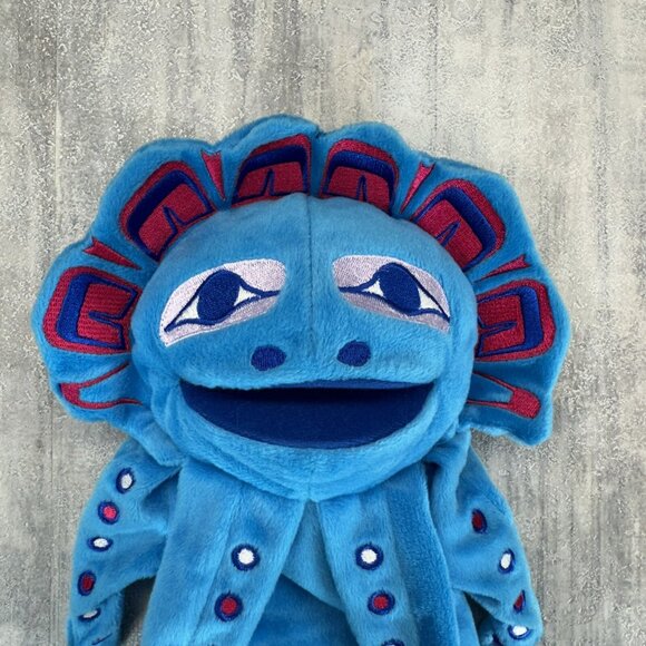 Native Explore Collection Hand Puppet Embroidered Magic the Octopus Educational - Picture 2 of 6
